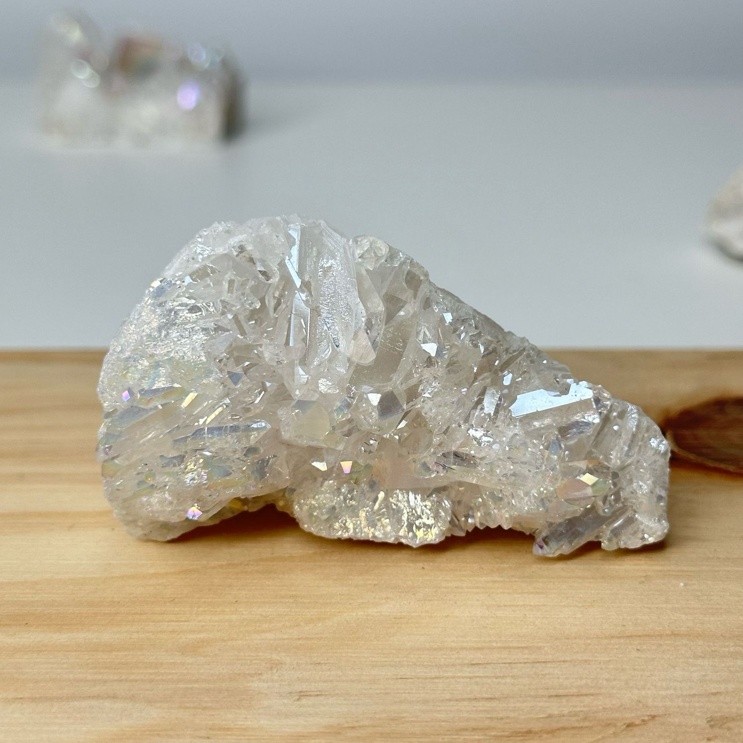 Angel Aura Clear Quartz Clusters
