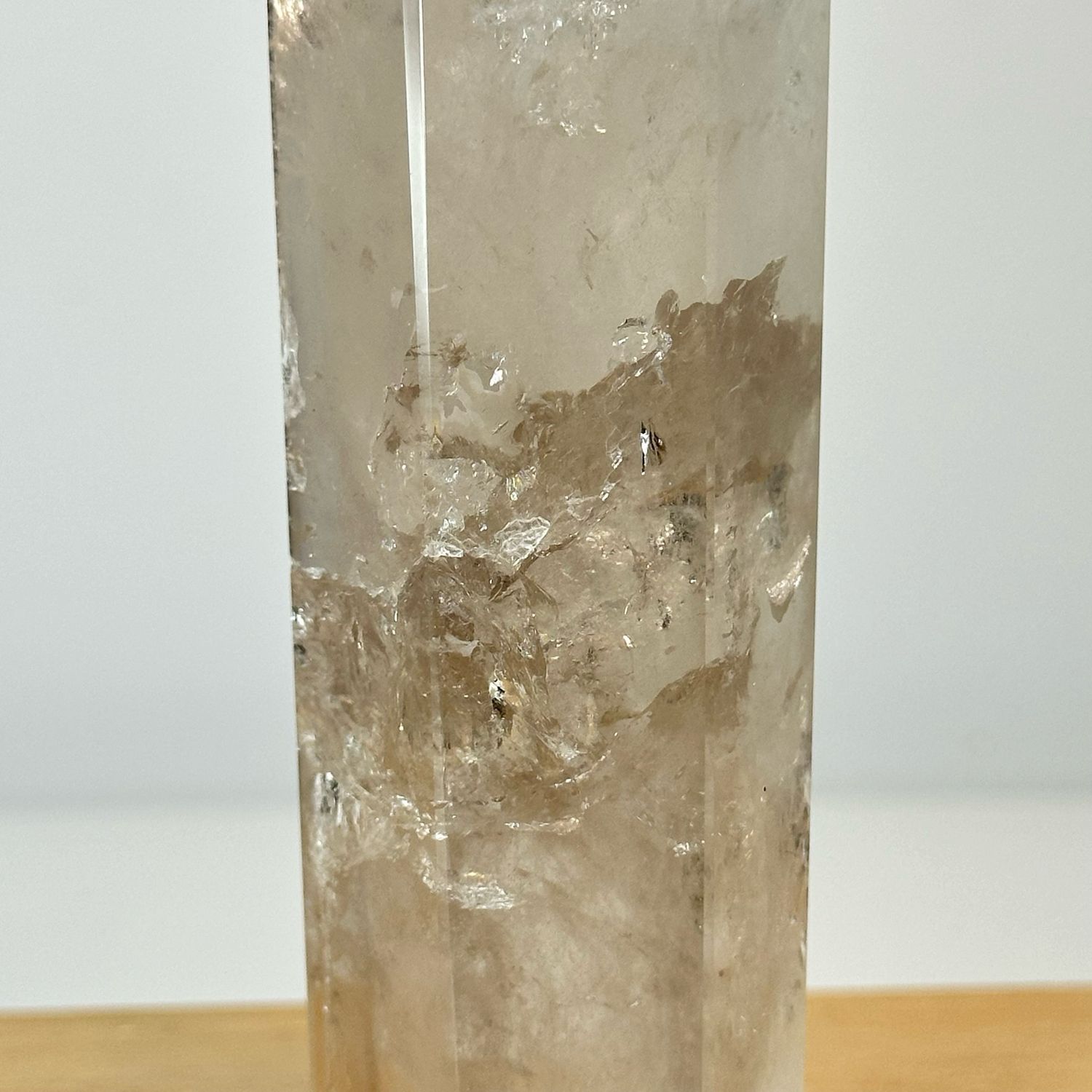 Natural Smoky Quartz Crystal Tower