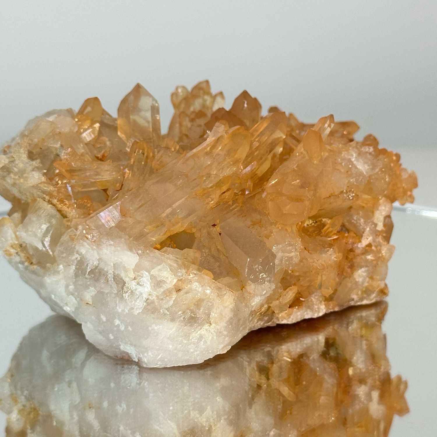 Tangerine Quartz Cluster