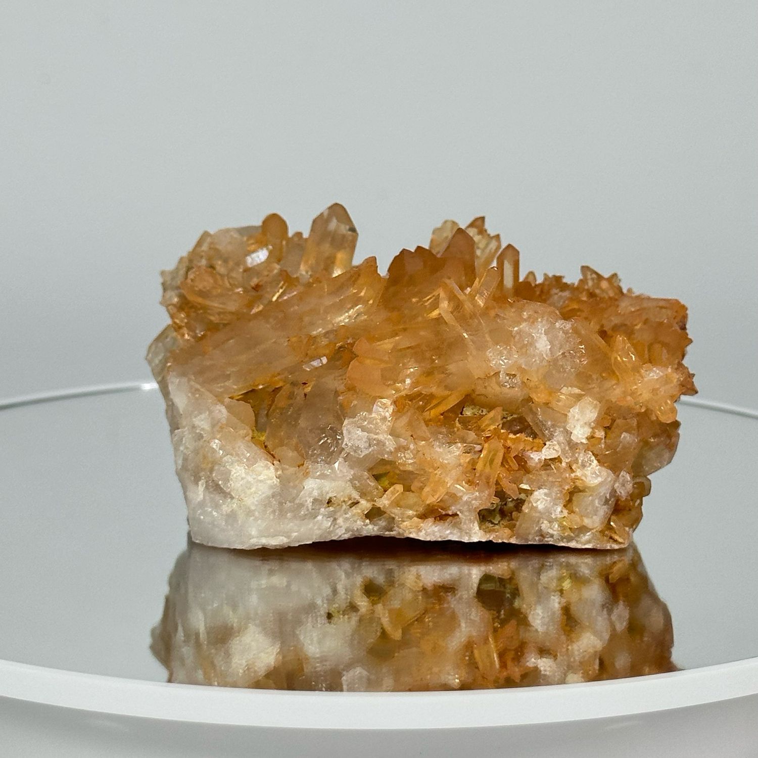 Tangerine Quartz Cluster