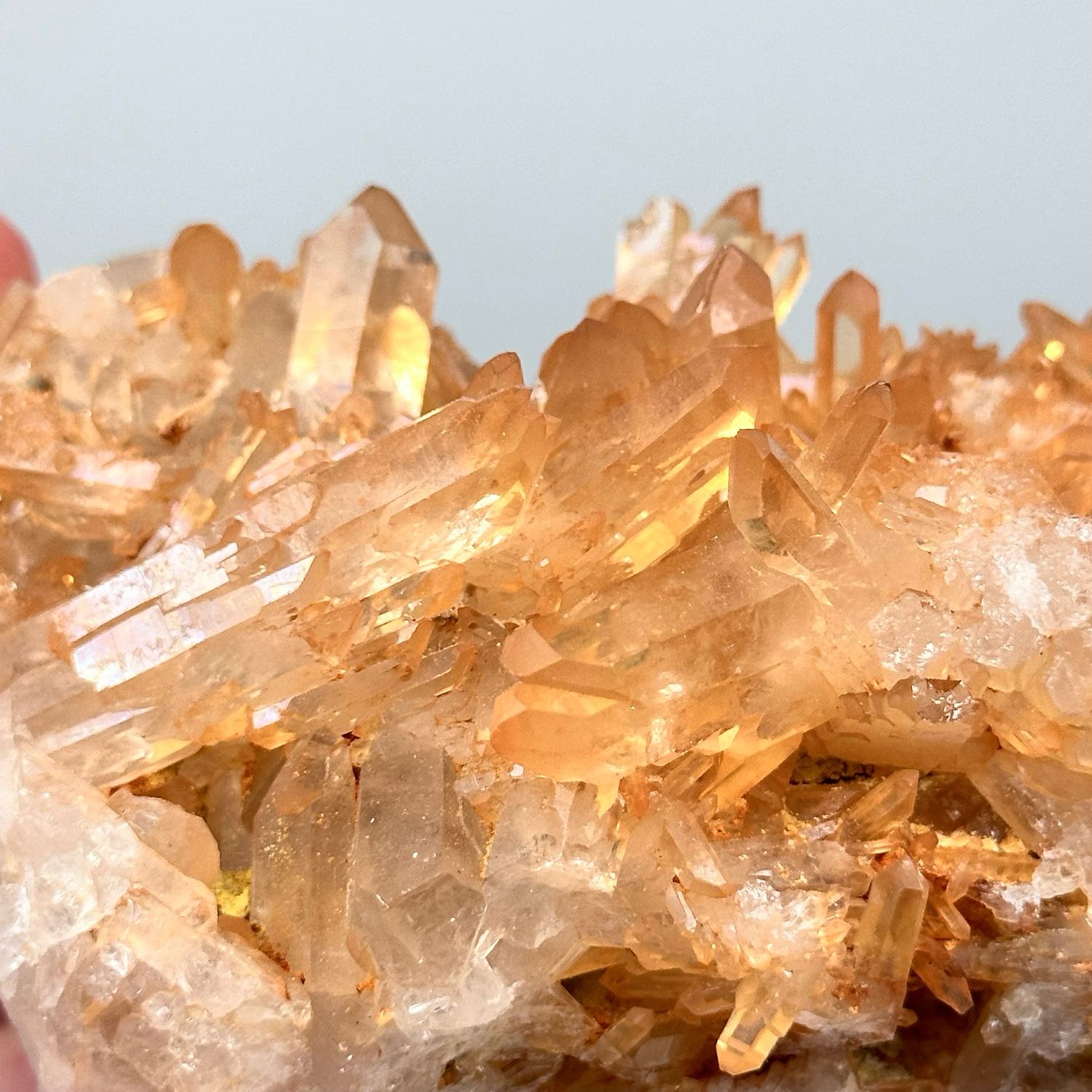 Tangerine Quartz Cluster