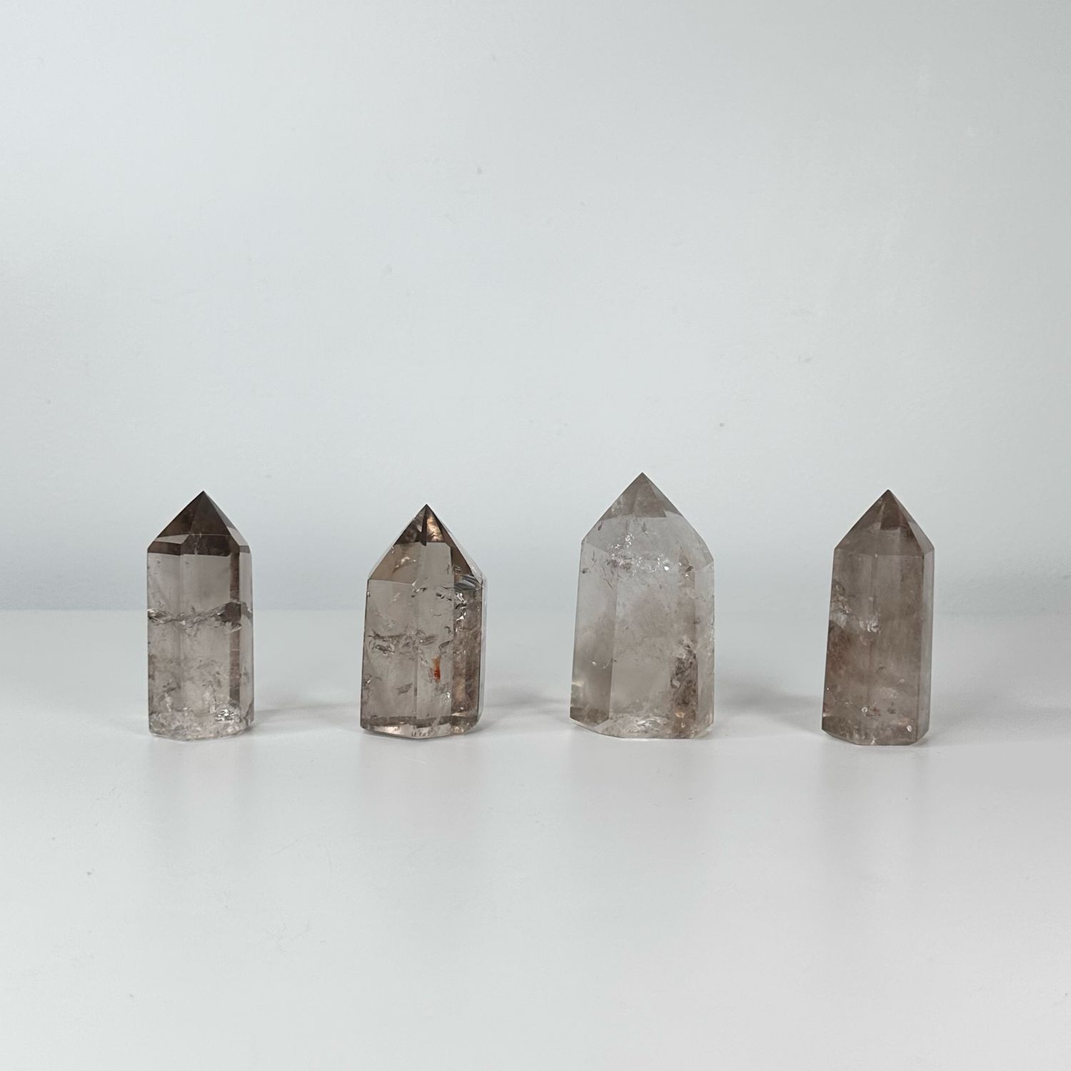 Natural Smokey Quartz Towers