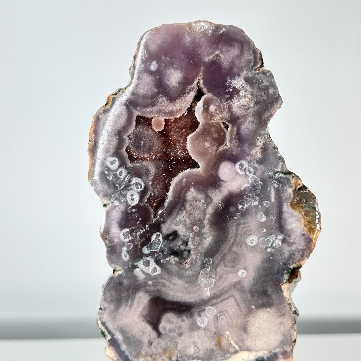 Pink Amethyst Crystal On Stand