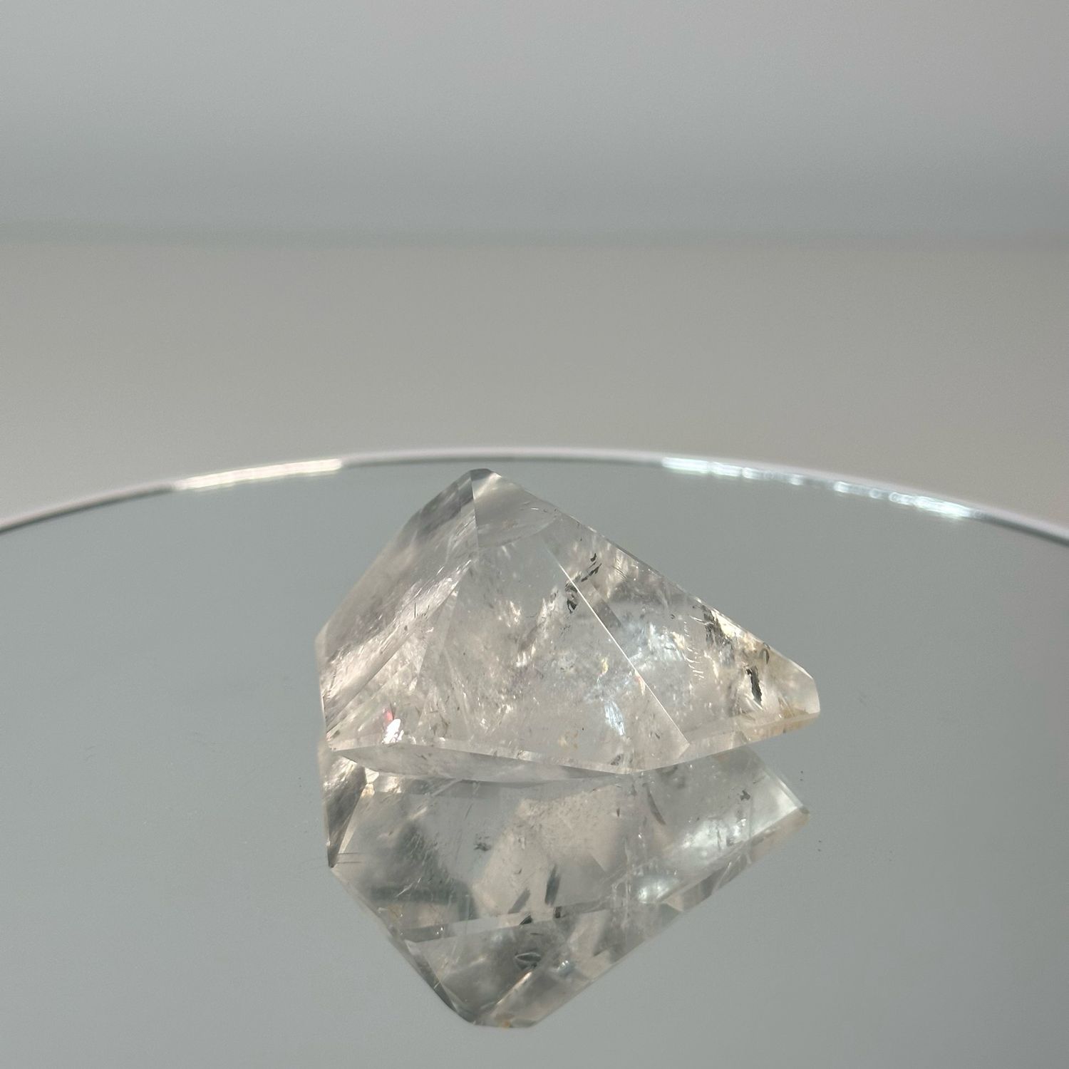 Clear Quartz Faceted Crystal