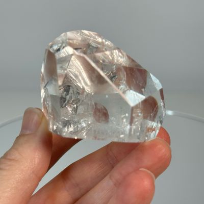 Clear Quartz Faceted Crystal