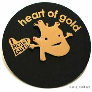 Heart of Gold Lapel Pin