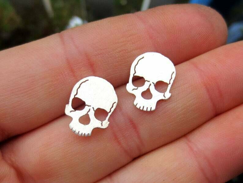 Anatomical Skull Earrings