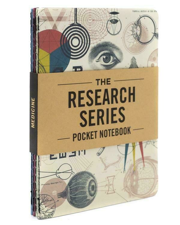 Medicine Research Series Pocket Notebook 4-Pack