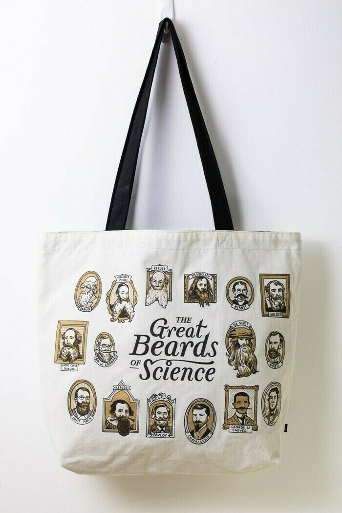 Great Beards Of Science Tote Bag