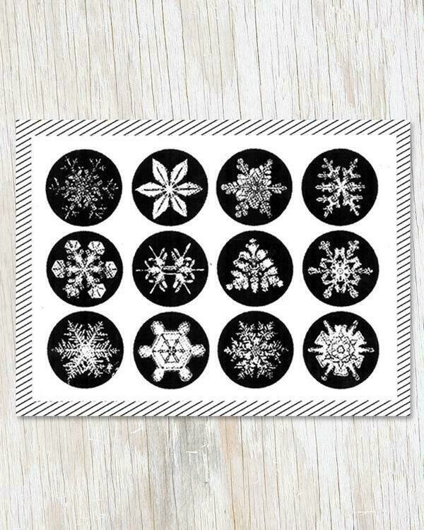 Snowflake Science Card