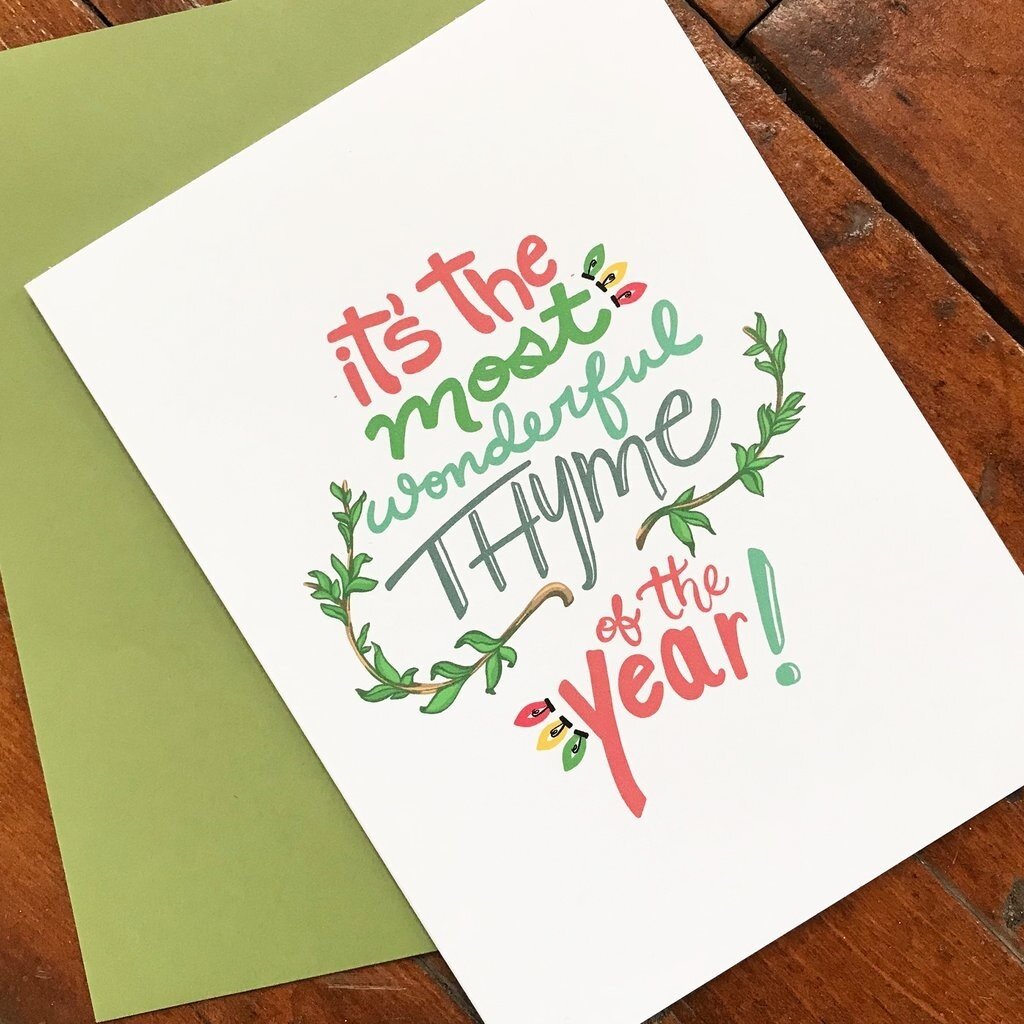 It's the Most Wonderful Thyme Holiday Card