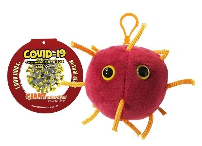 Coronavirus COVID-19 Keychain