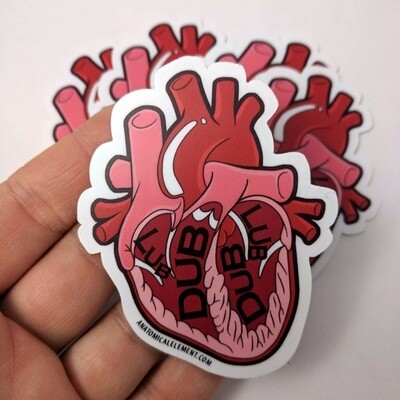 LUB DUB Heart Sticker