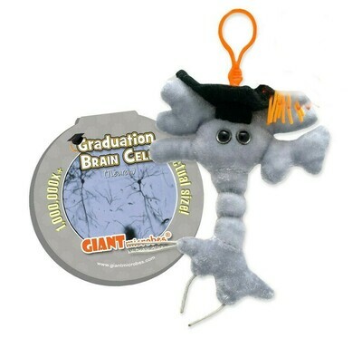 Graduation Brain Cell Keychain