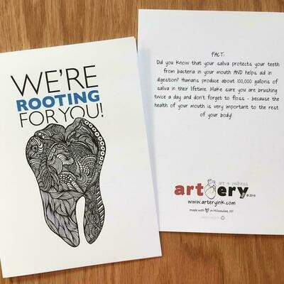 We're Rooting For You - Encouragement Card