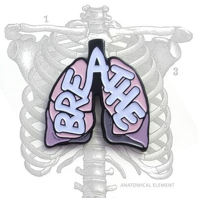 BREATHE Lungs Pin