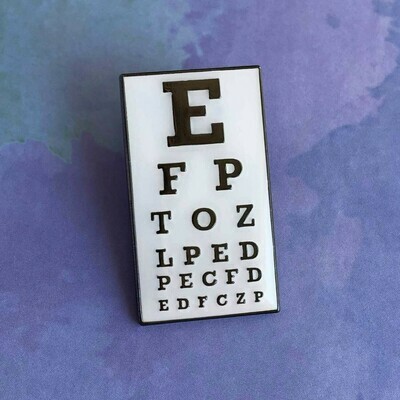 Ophthalmology Chart Pin (eye exam)