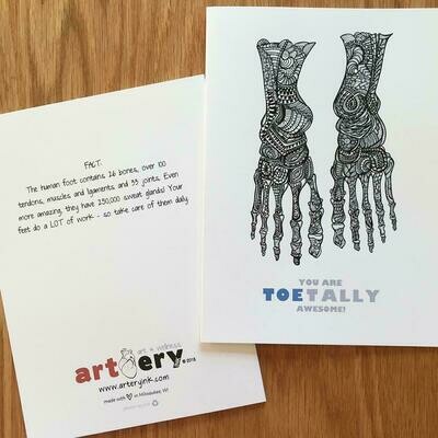 Toes - Any Occasion Card
