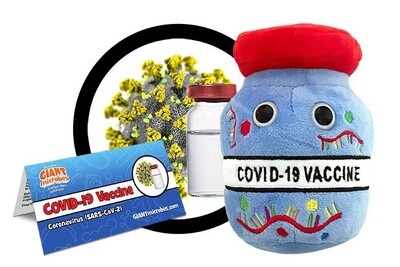 COVID-19 Vaccine Microbe Plush