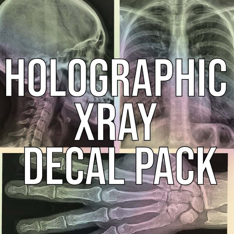Holographic X-ray Decal Pack