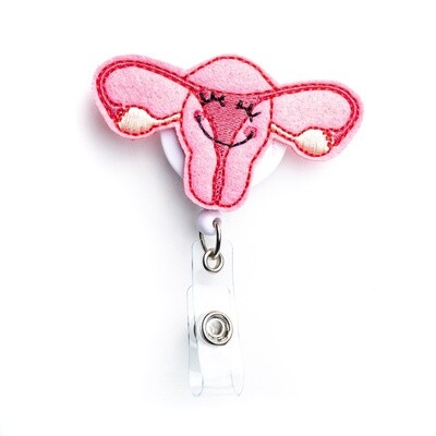 Uterus Nurse Badge Reel Holder