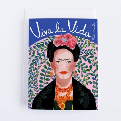 Frida Kahlo Portrait Greeting Card