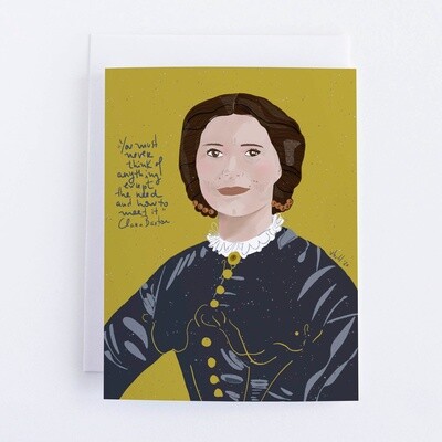 Clara Barton Greeting Card