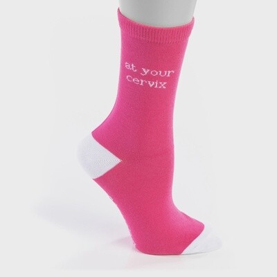 "At Your Cervix" Unisex Nurse Socks