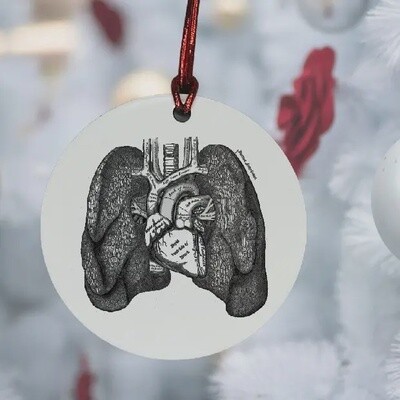 Vintage Lung Ornament