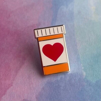 Love Your Meds Pin