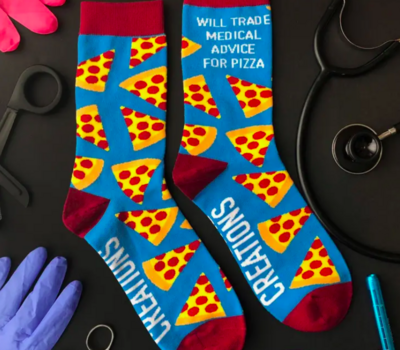 Medical Advice for Pizza Socks
