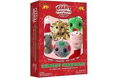 GiantMicrobes Naughty Ornaments Gift Box