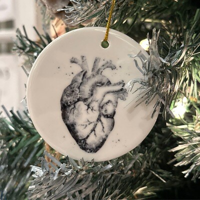 Heart Ceramic Ornament