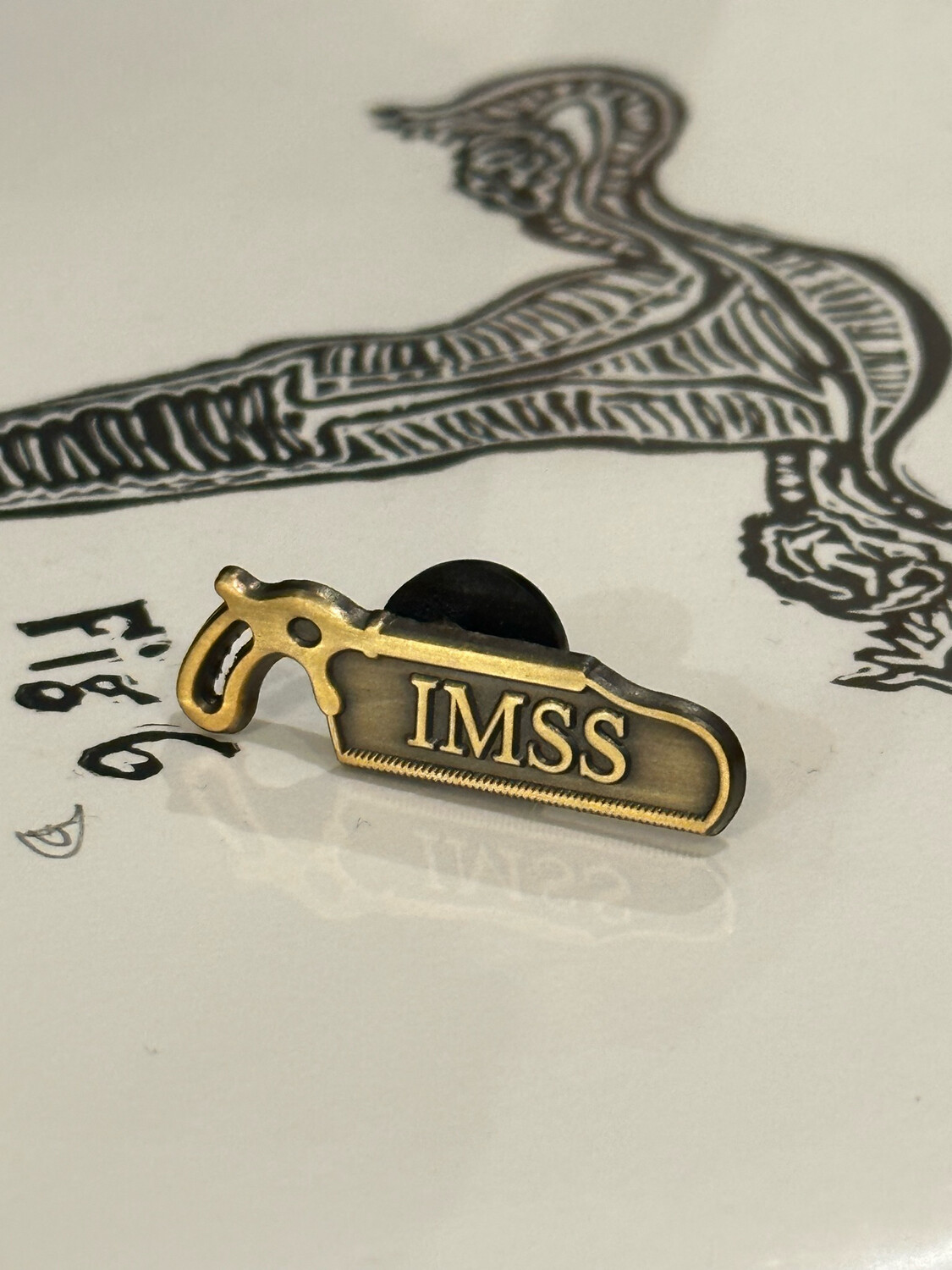IMSS Bone Saw Pin ( Gold)