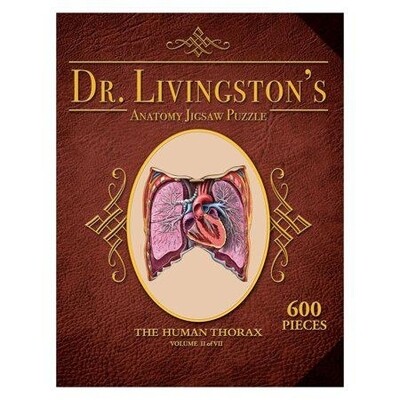 Genius Games Dr. Livingston's Human Anatomy Jigsaw Puzzles