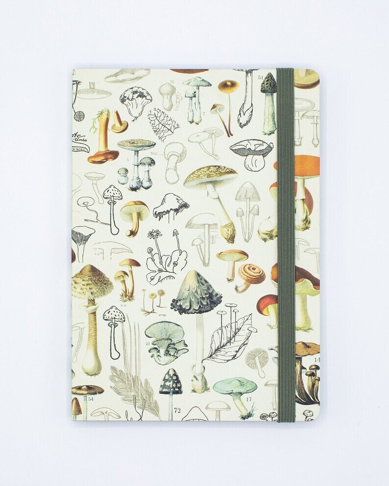 Woodland Mushrooms A5 Notebook - Softcover