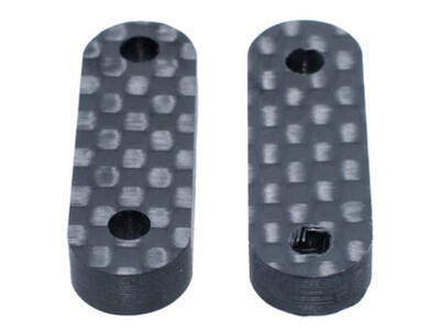 DC1 Carbon Fiber Front Cross Bar Riser Set