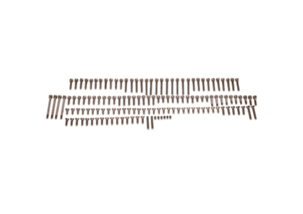 DC1 Complete Titanium Screw Kit-silver