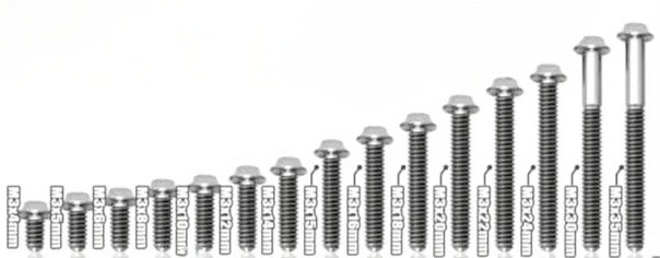 Klinik UFO Head Titanium Screw M3×14mm
