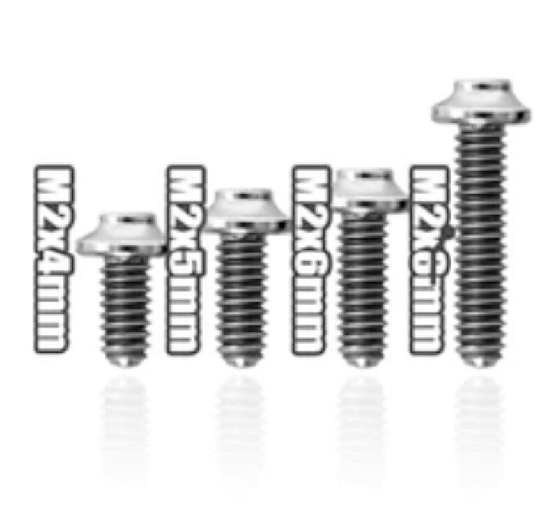 Klinik UFO Head Titanium Screw M2x4mm