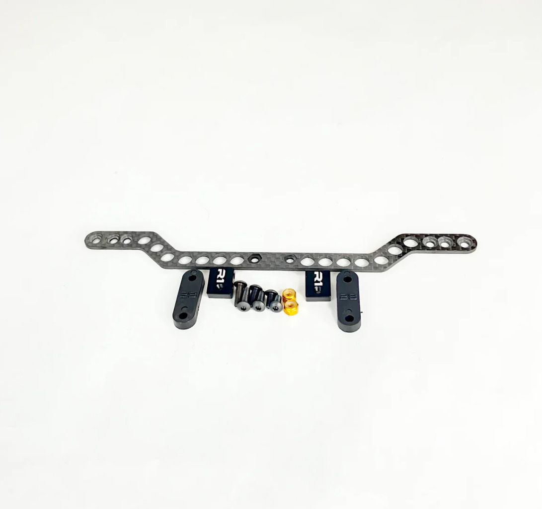 DC1 Carbon Front Cross Bar Full Assembly 3mm