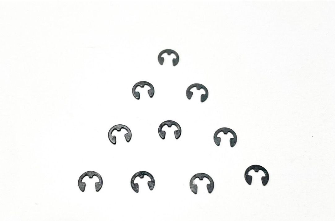 R1 V1 Shock Shaft E-Clips Pack Of 10