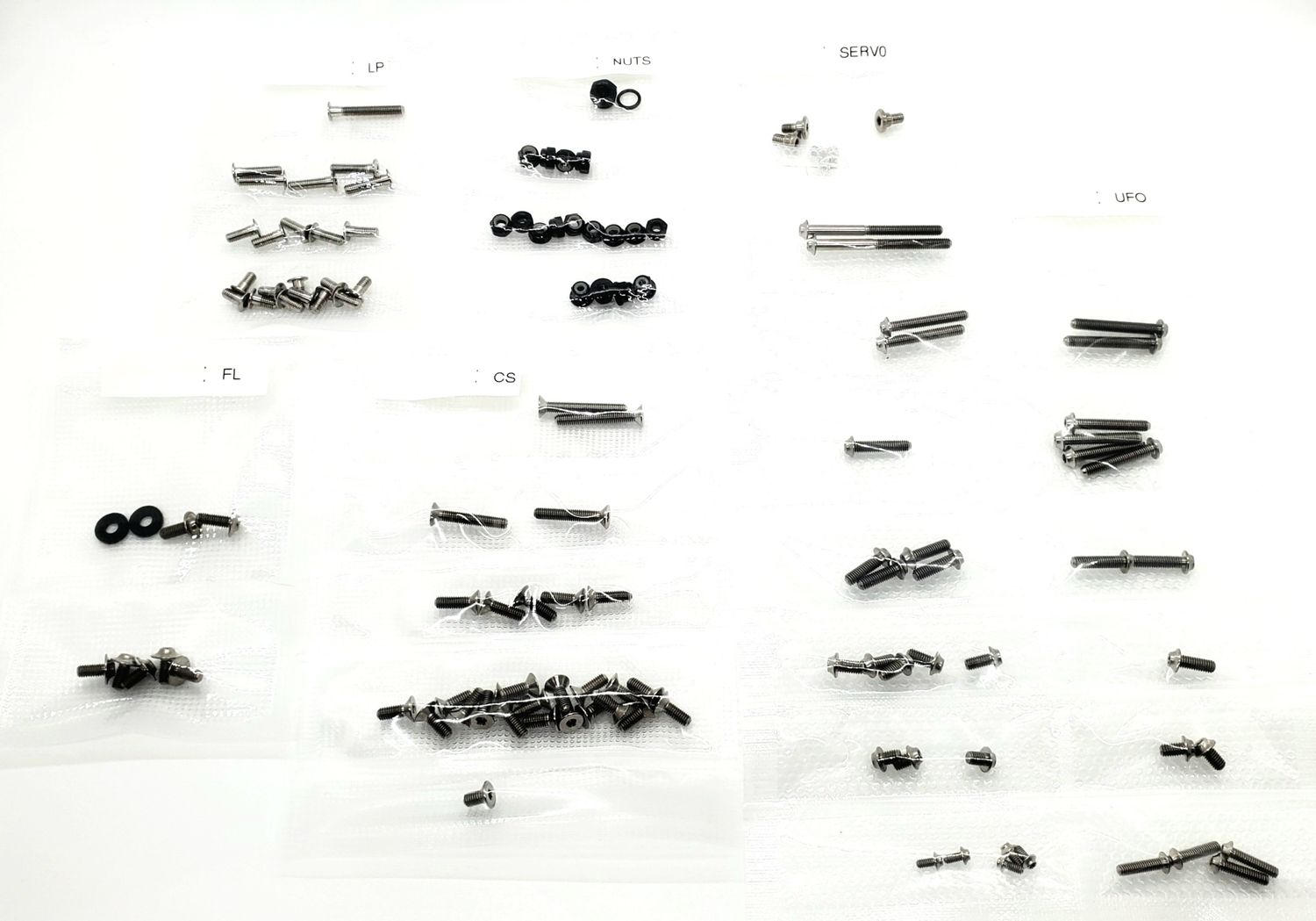 Klinik Titanium Screw Kit For Pro Edition DC1