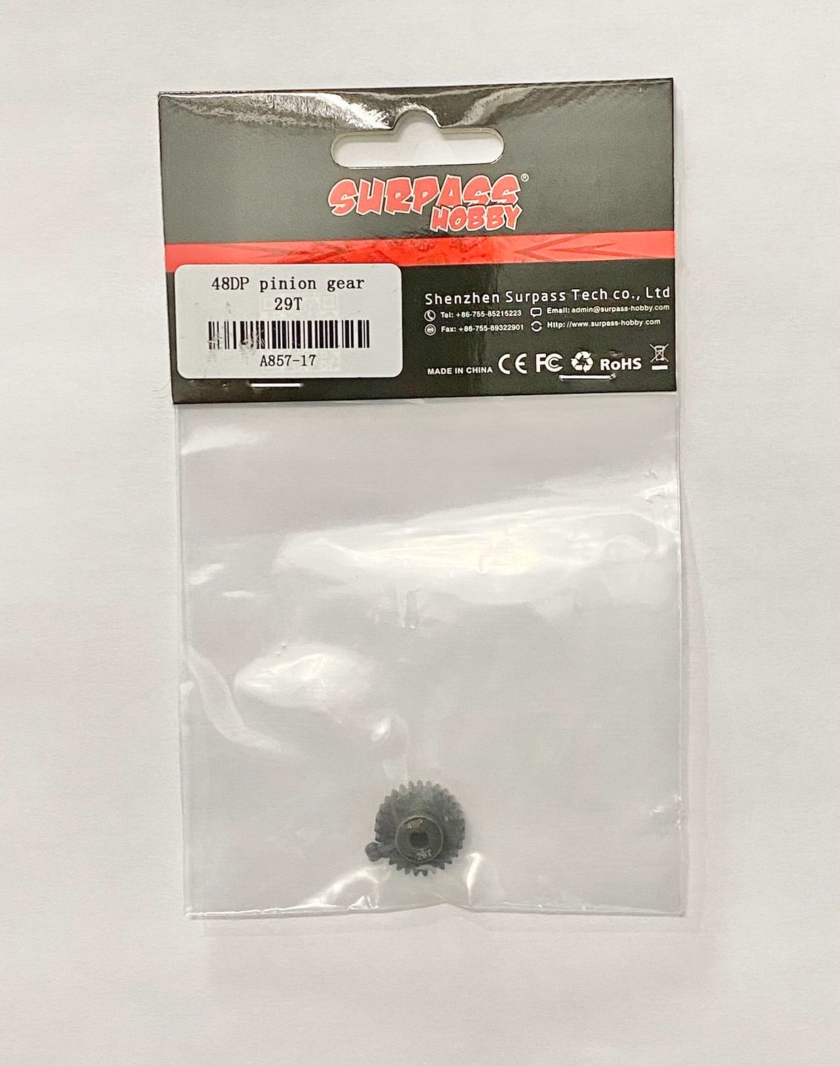 Surpass Steel 48p 29t Pinion