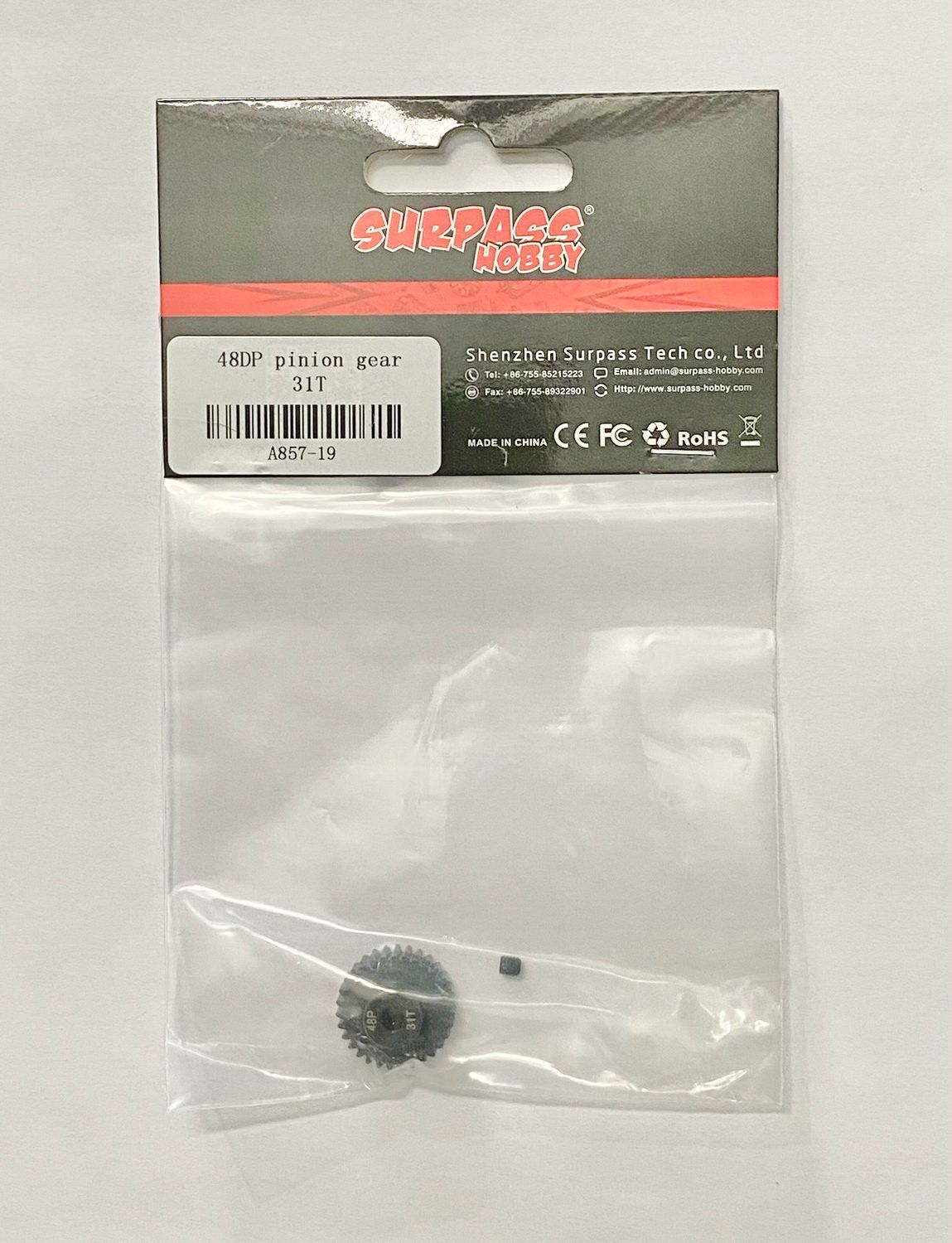 Surpass Steel Pinion 48p 31t