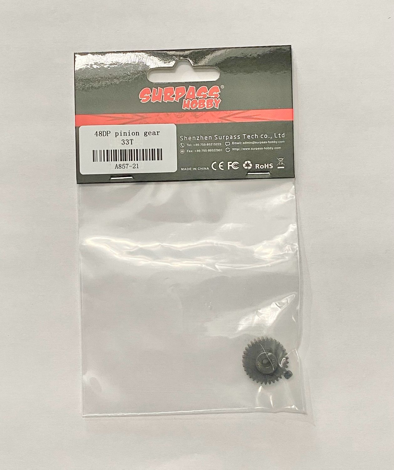 Surpass Steel Pinion 48p 33t