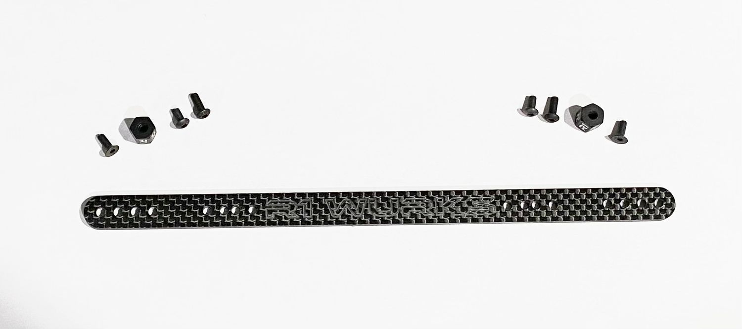 Rear Carbon Cross Bar Extension Long Without Body Posts-3mm