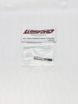 Lunsford M3x46mm Punisher Titanium Turnbuckles