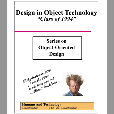 Epub: Design in Object Technology, &quot;Class of 1994&quot;