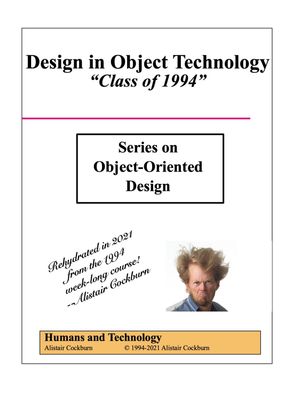 Epub: Design in Object Technology, "Class of 1994"